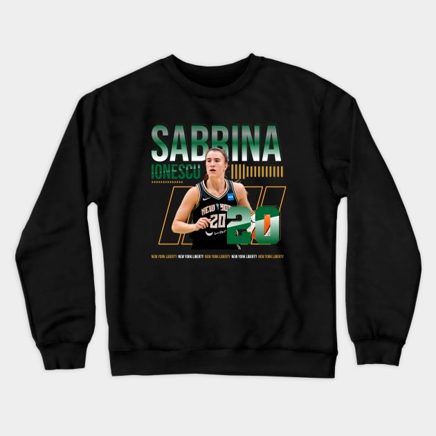 Sabrina Ionescu | 20 Crewneck Sweatshirt by Aloenalone